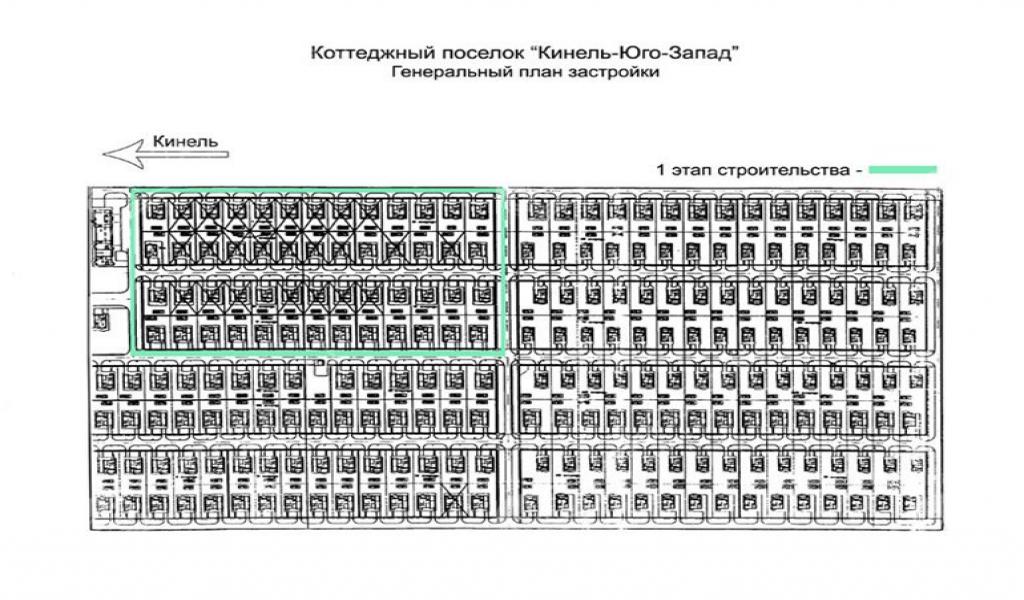 Генплан Кинель-Юго-Запад